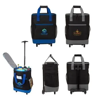 Image of 12 Promotional Chandler 36-Can Rolling Cooler - Wheeled & Heat ...