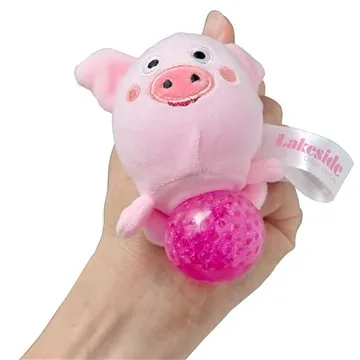 Image of 100 Customized Pig Stress Buster - Plush & Gel Sensory