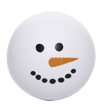 Image of 150 Customized Holiday Snowman Ball - Stress Relief