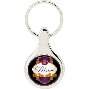 Image of 75 Custom Apparier Round Keyring - Chrome
