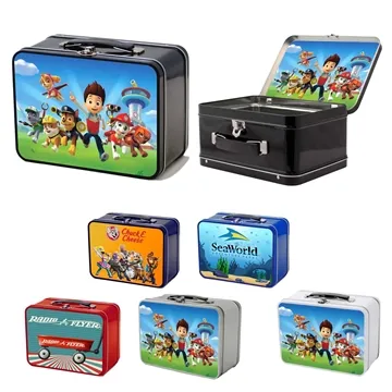 Image of 24 Promotional Retro Lunch Box - Metal