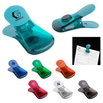 Image of 150 Promotional Contempo Magnet Clip - Translucent