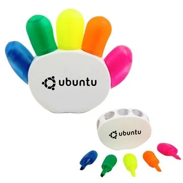 Image of 250 Customized Hand Highlighters - 5 Colors
