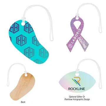 Full Color Wood Luggage Tag - 6