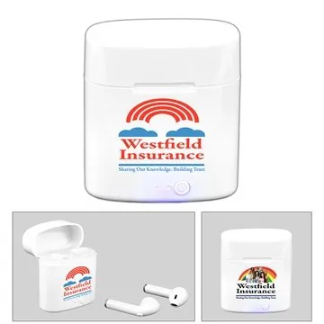 25 Custom RILEY Wireless Earbuds in Charging Case - Bluetooth ...