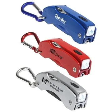 Image of 100 Custom The Everything Tool with Carabiner - Multi-Tool & LED ...