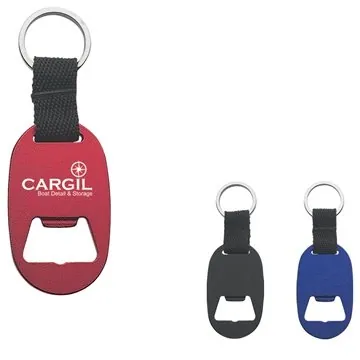 Image of 250 Customized Metal Key Tag With Bottle Opener