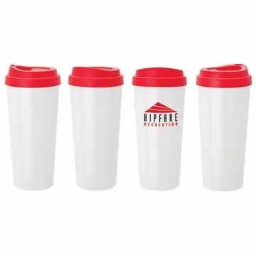 Image of 48 Customized 18 oz Double Wall Polypropylene Tumbler - Microwave ...