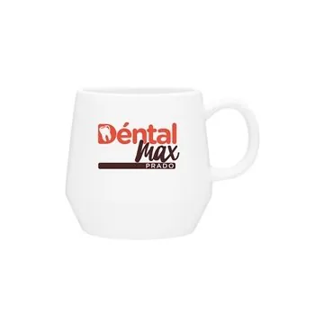 Image of 48 Promotional 16 oz Verona Ceramic Mug - Matte White & Microwave ...