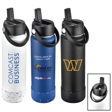 Image of 25 Custom Highpeak 27 oz Vacuum Insulated Water Bottle - Double ...