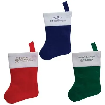 Image of 250 Customized Mini Felt Christmas Stocking