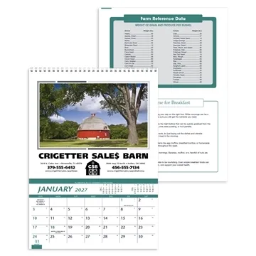 Triumph® Calendars Farm Pocket Calendar - FSC Certified