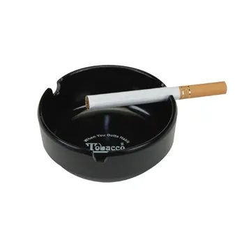 Image of 100 Customized Durable Plastic Heatproof Ashtray w/3 Grooves