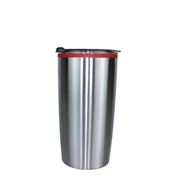 Image of 100 Promotional 20 oz Niagara Tumbler with Stainless Straw Flip ...