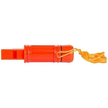 Image of 150 Custom Orange Survival Tube - Compass & Whistle