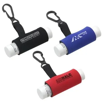 Image of 200 Promotional Clip-It Lip Balm Holder - SPF15 & FDA Approved