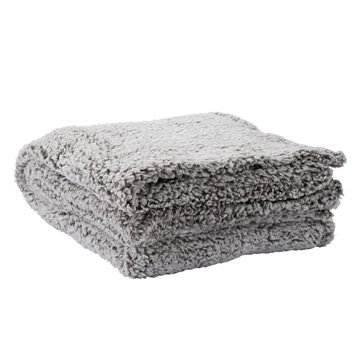 St. Cloud 50 x 60 Frosted Sherpa Blanket - Machine Washable