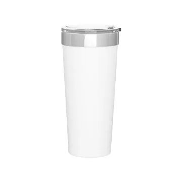 Image of 24 Customized 20.9 oz Polar - Powder - Matte White - Vacuum ...