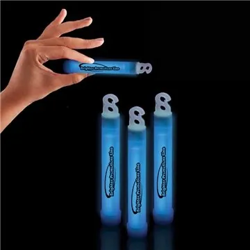Image of 200 Promotional Premium Glow Sticks 4" -Blue - Super Bright