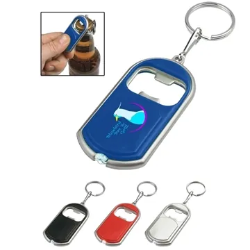 Image of 250 Customized Bottle Opener Key Chain With LED Light - Extra ...