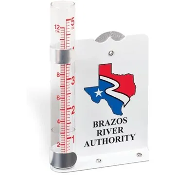 Image of 25 Custom Aluminum Rain Gauge - 3 3/4" W x 5 1/2" H - Rustproof & ...