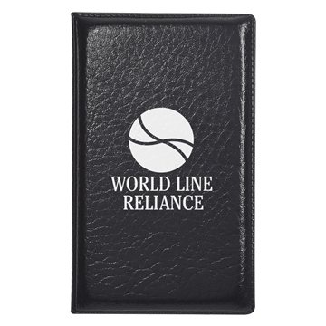 Image of 100 Customized Leather Look Padfolio With Sticky Notes & Flags - ...