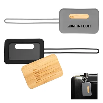 Bamboo Silicone Luggage Tag 250 Pack