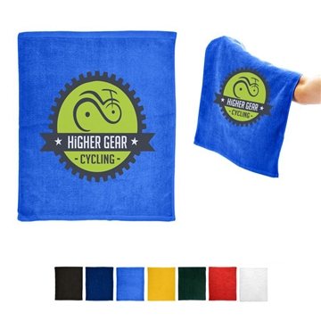 Image of 150 Custom Hemmed Cotton Rally Towel - Machine Washable