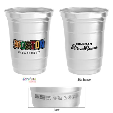 Top Cup by Ball™ 16 Oz. Aluminum Cup - 90% Recycled & Made In USA