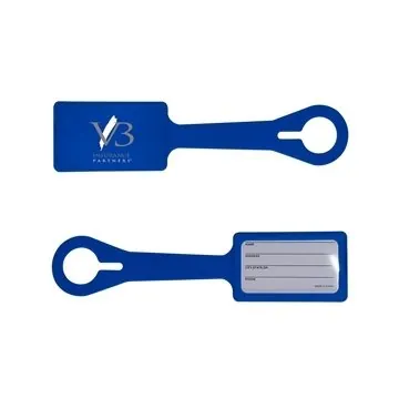 Image of 200 Customized Silicone Luggage Tag - ID Slot & PVC Protection