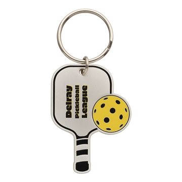 Pickleball Keytag - Electroplated