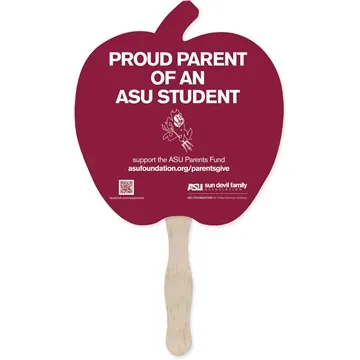 Image of 500 Custom Stock Shape Hand Fan - UV Coated