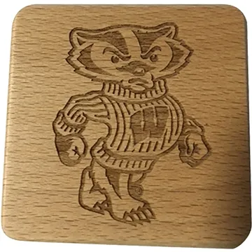 Image of 50 Promotional Stock Wood Magnets: Square - Real Wood & Laser ...