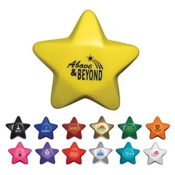 Image of 150 Customized Star - Stress Reliever - Polyurethane