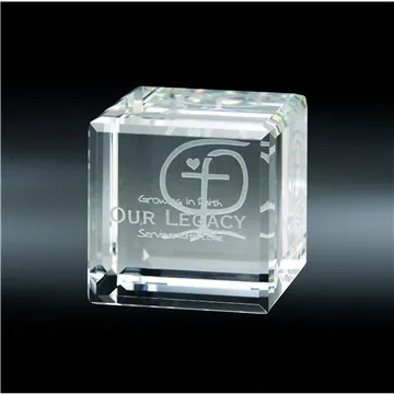 Image of 5 Customized Quadrado Small Crystal Block