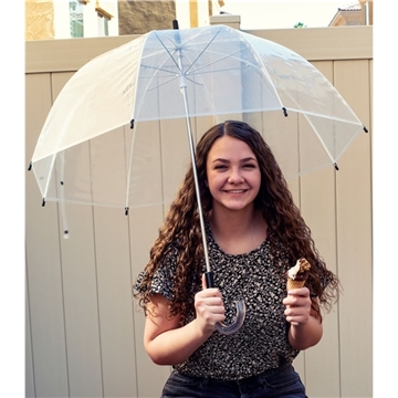 48 arc – The Vogue Bubble Umbrella - Clear Bubble & Metal Shaft