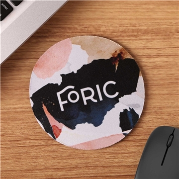 Full Color 5 Round Jar/Bottle Opener & Mini Mousepad - Rubber