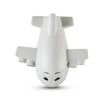 Image of 200 Customized Smiling Airplane Shape Stress Ball - Polyurethane