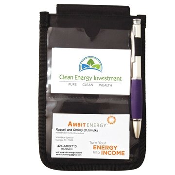 OVERACHIEVER 8 Function Tradeshow Badgeholder, Neck Wallet, and Travel Passport and Boarding Pass Holder - Multiple Pockets