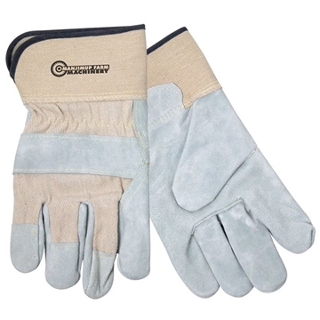 Split Leather Glove w/Safety Cuffs - Kevlar Stitched & Cotton Lined