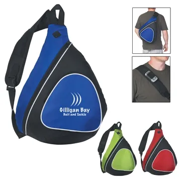 Image of 25 Custom Sling Backpack - Padded & Multi-Pocket