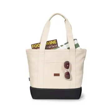 Image of 15 Customized Newport Cotton Zippered Tote - PVC Free