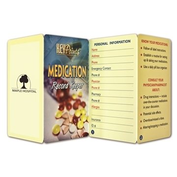 Key Point: Medication Record Keeper - Fold-Up Guide