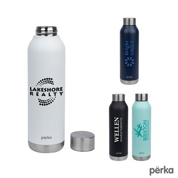 Perka® Burano 22 oz Vacuum Insulated Water Bottle - 24Hr Cold & Leakproof