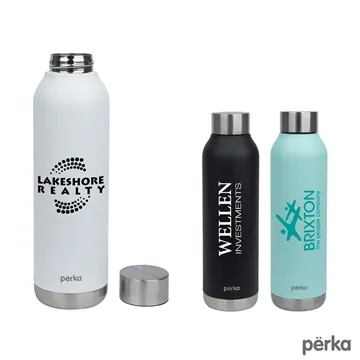 Perka® Burano 22 oz Vacuum Insulated Water Bottle - 24Hr Cold & Leakproof