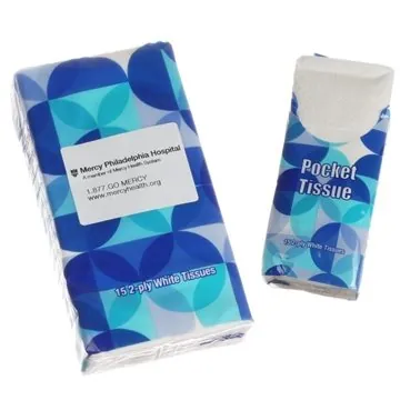 Image of 360 Custom Facial Tissues - Two-Ply & Perforated