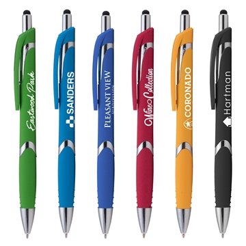 Image of 250 Custom Solana Softy w/ Stylus - Rubberized & Touchscreen