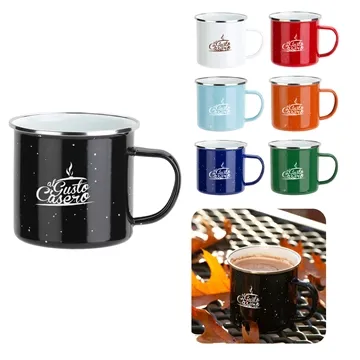 Image of 100 Customized 17oz Campfire Mug - Speckled Finish