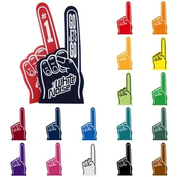 Image of 100 Custom 18" Foam Hand - Stadium Events & Sports