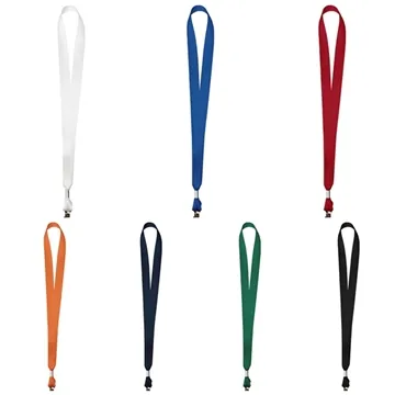 Image of 100 Customized 3/4" Nylon Web Material Lanyard - Heavy Duty